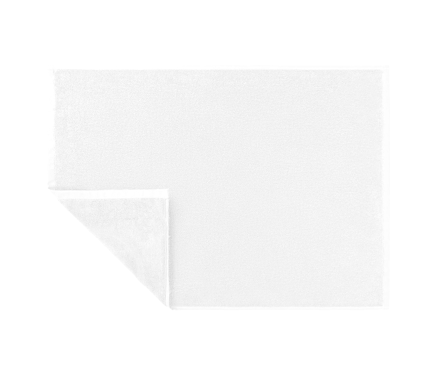 Коврик для ног махровый IDEAL (белый) - фото 1