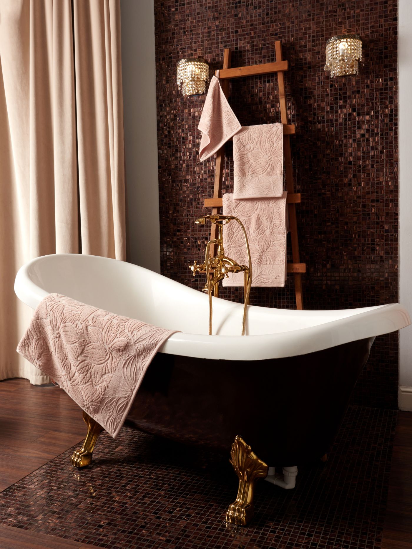 Полотенце махровое AMANDA (бежевый) - фото 3