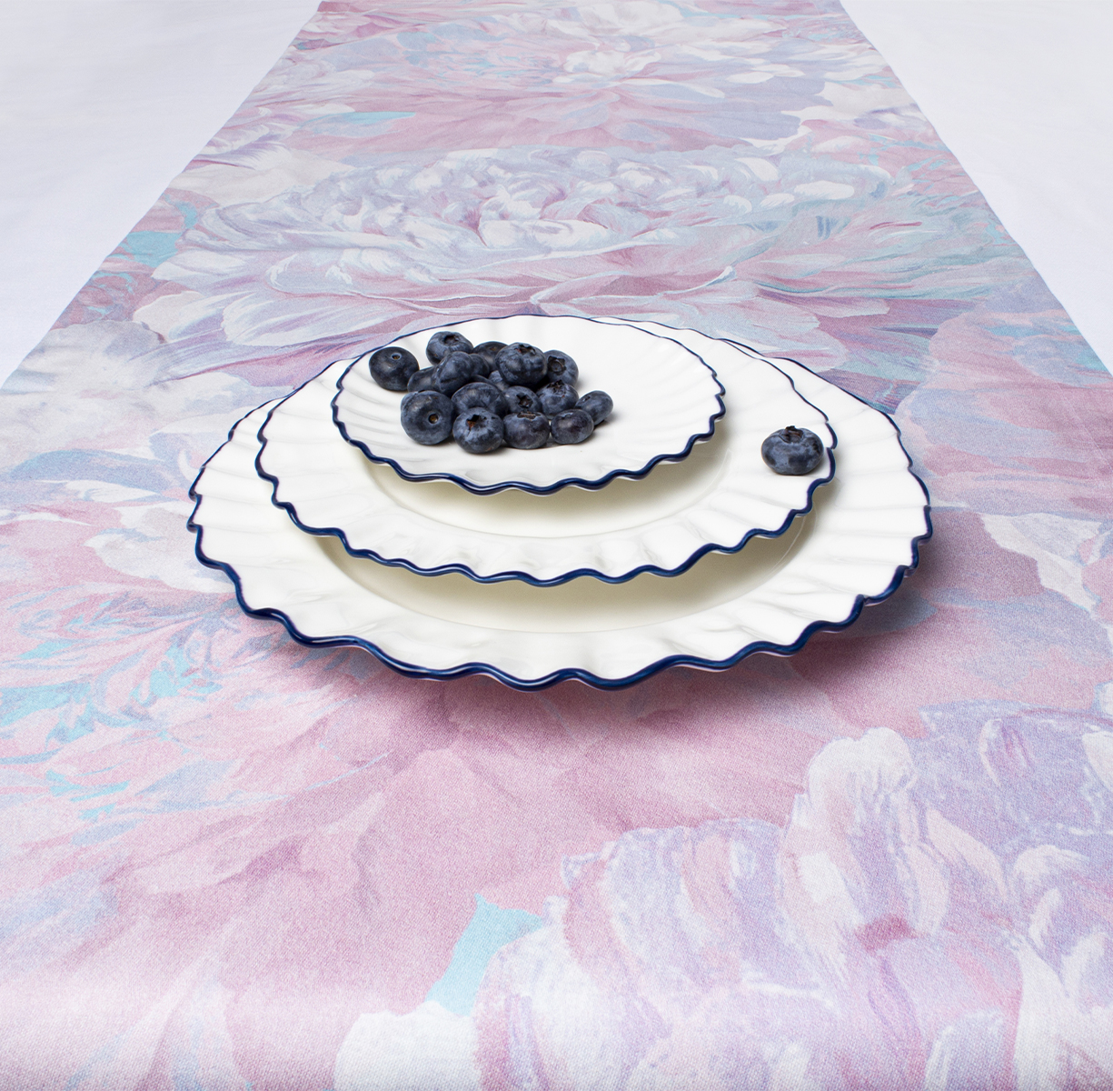 Дорожка сервировочная Kamilla (голубая) - фото 2