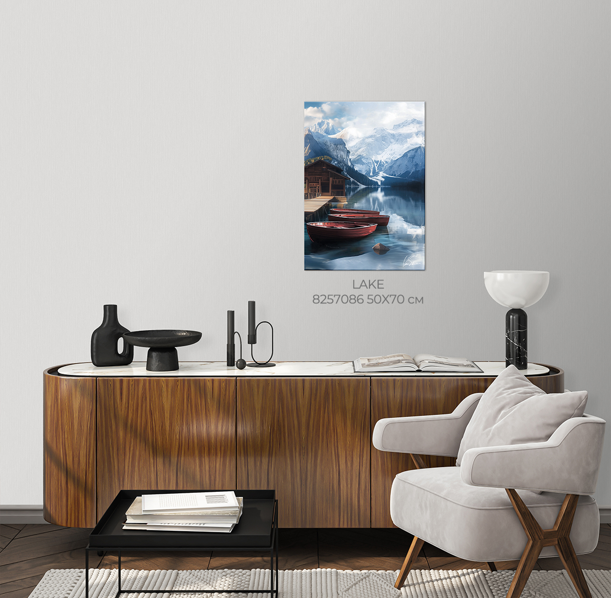 Картина на холсте LAKE арт.8257086 - фото 2