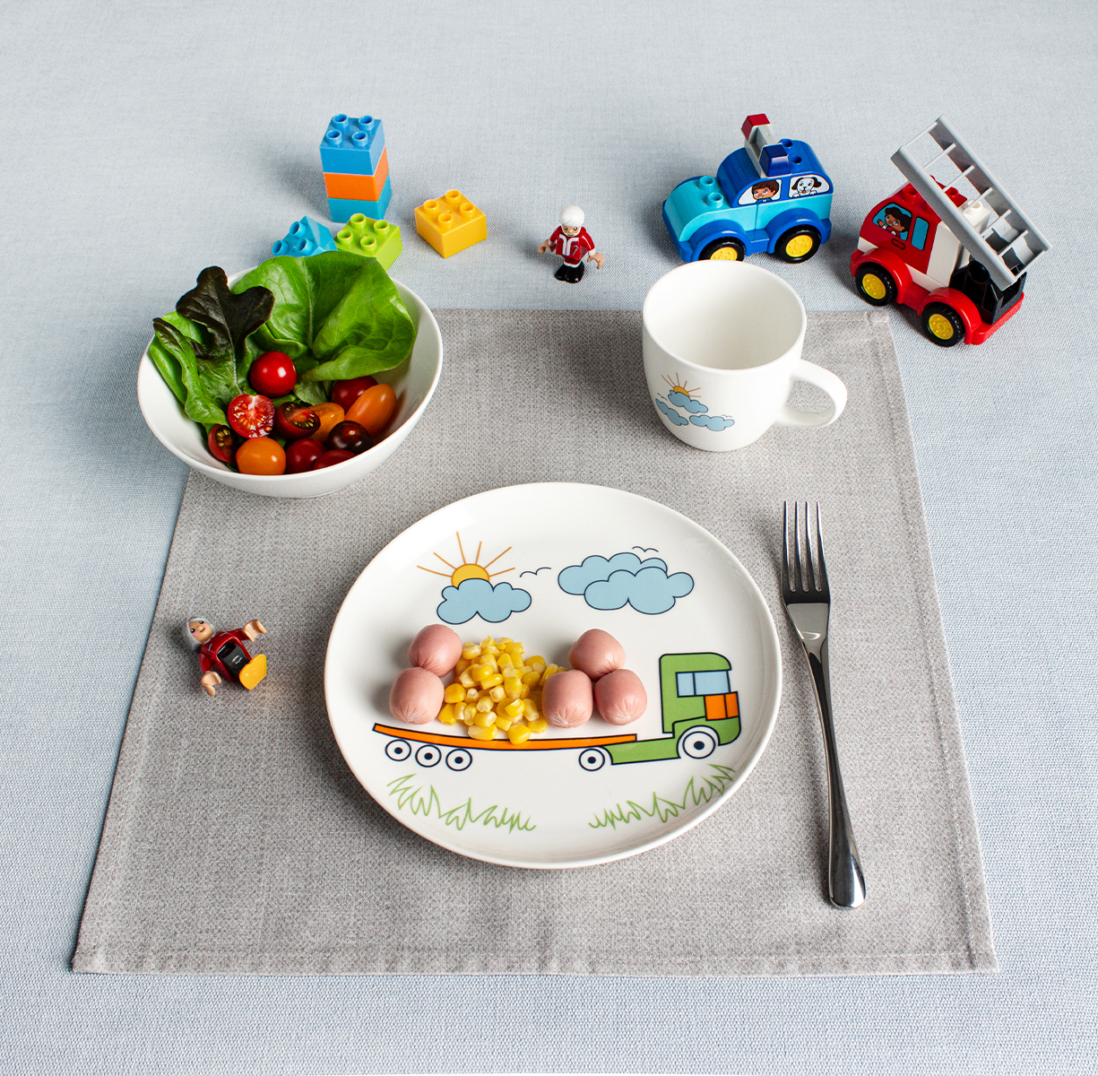 Подарочный набор детской фарфоровой посуды TRUCK - фото 3