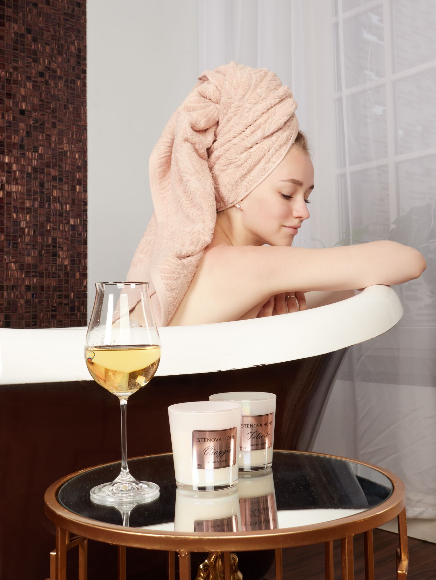 Полотенце махровое AMANDA (бежевый) - фото 2