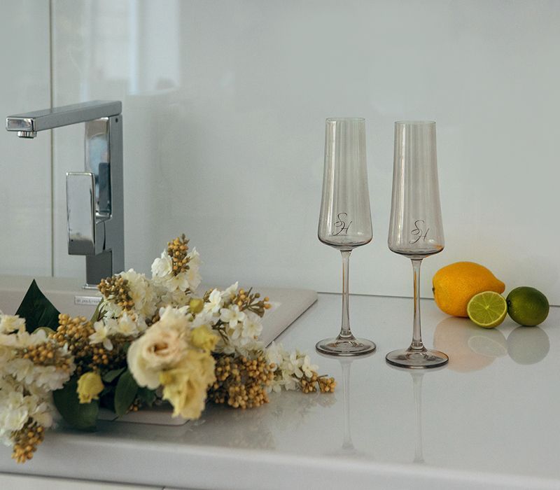 Набор бокалов для шампанского ASTORIA GREY - фото 1