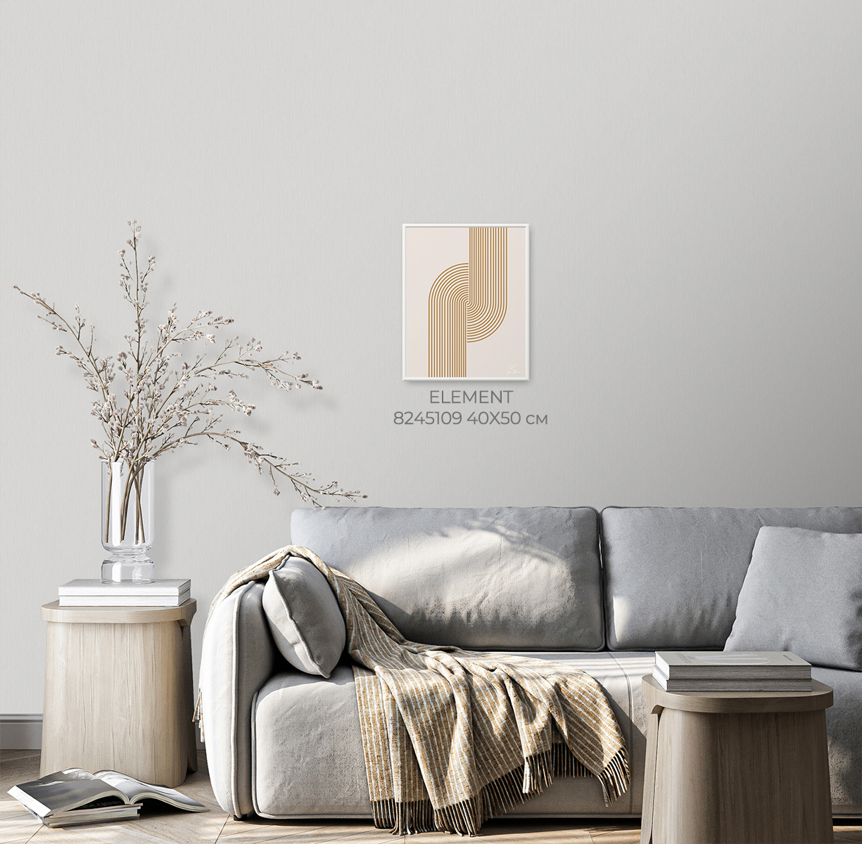 Картина на холсте в раме ELEMENT арт.8245109 - фото 2