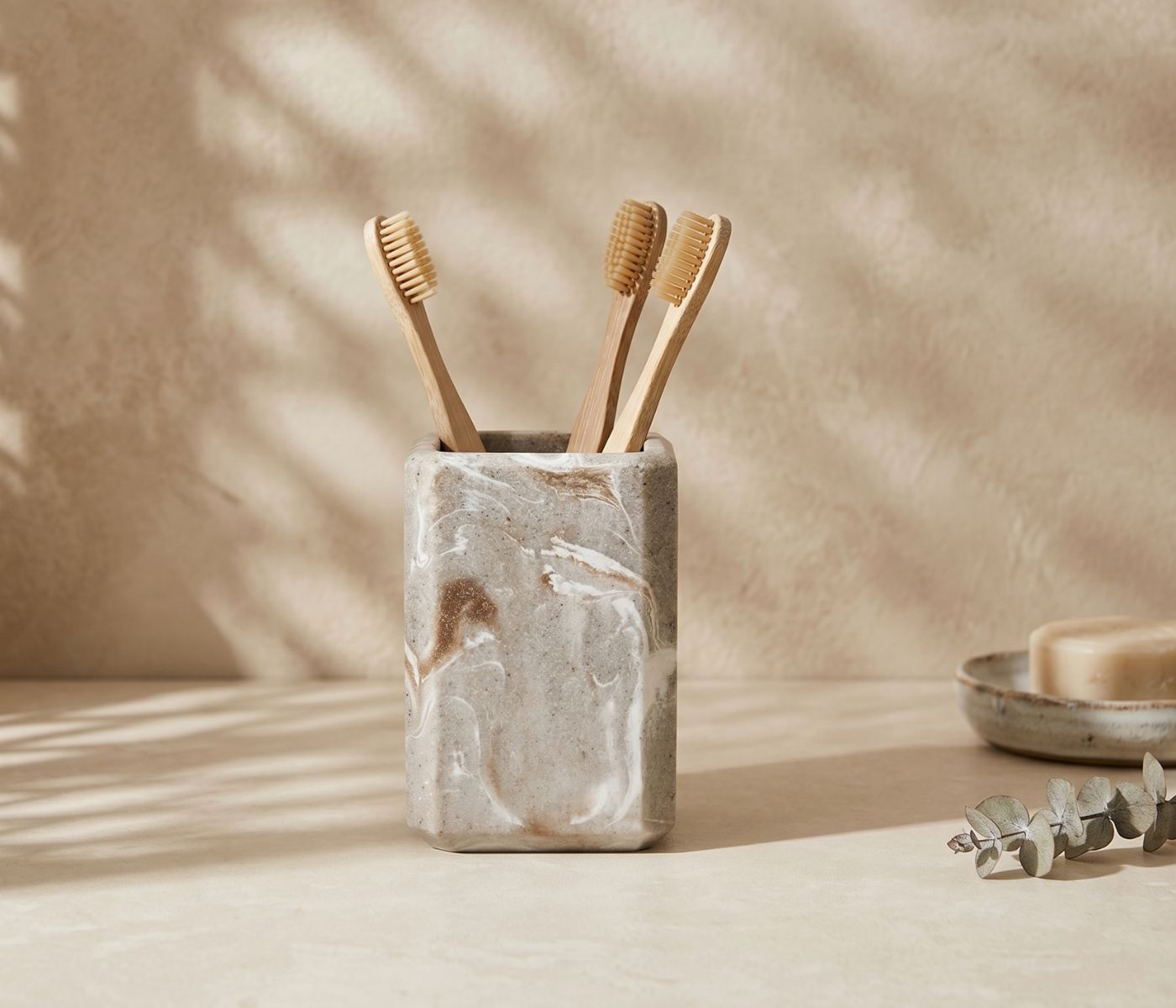 Стакан для зубных щеток BAIKAL / БАЙКАЛ коричневый - фото 1