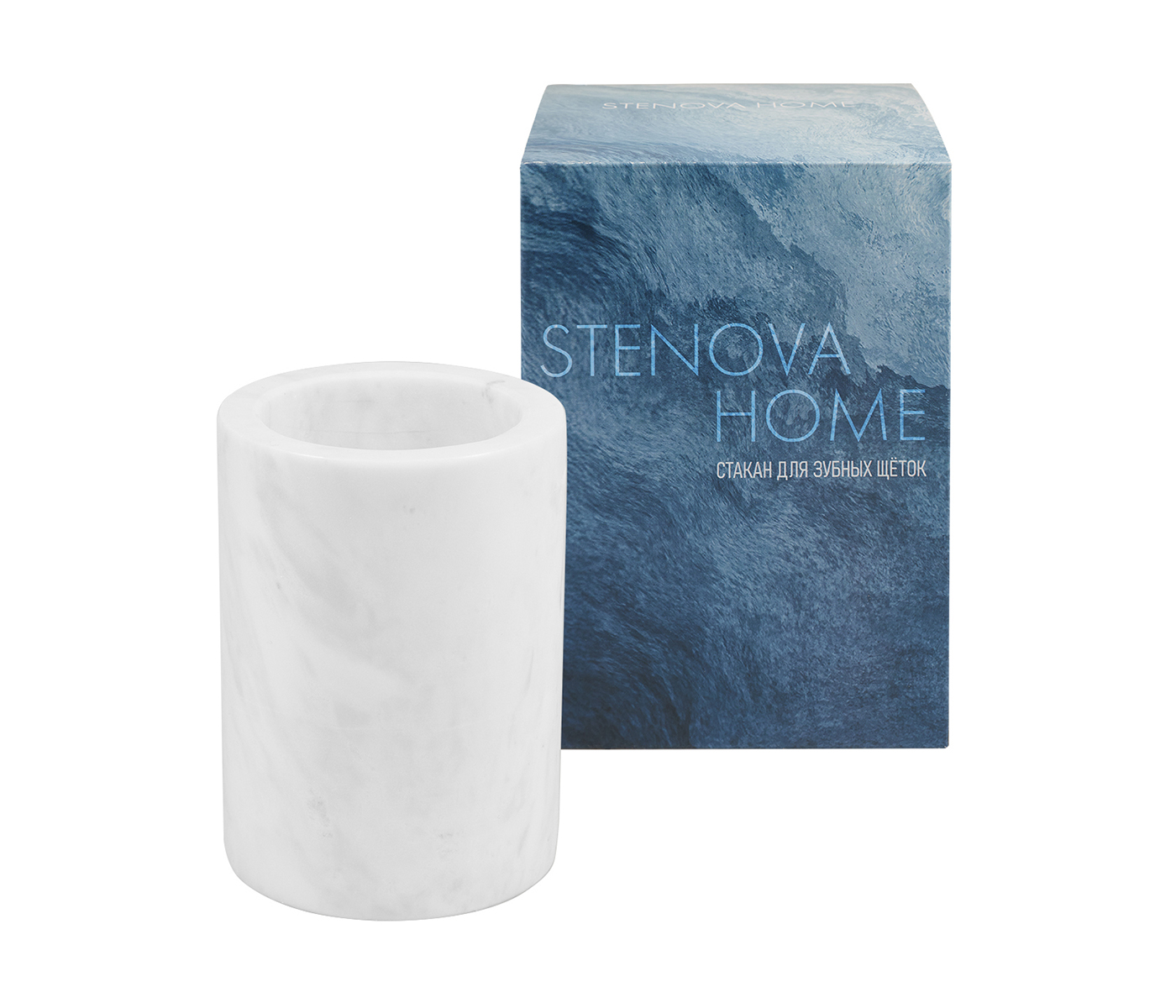 Стакан для зубных щеток MARFIL / МАРФИЛ белый - фото 3