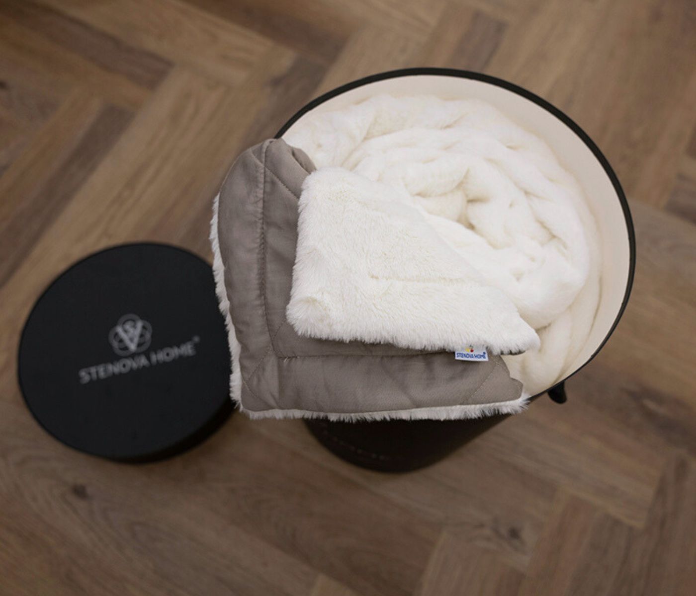 Покрывало меховое стеганое MILKY SHAKE. - фото 6