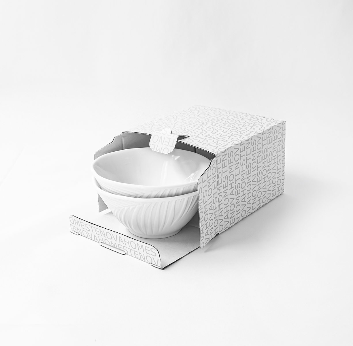 Набор салатников BALI (маленькие, белые, 2 шт) - фото 4