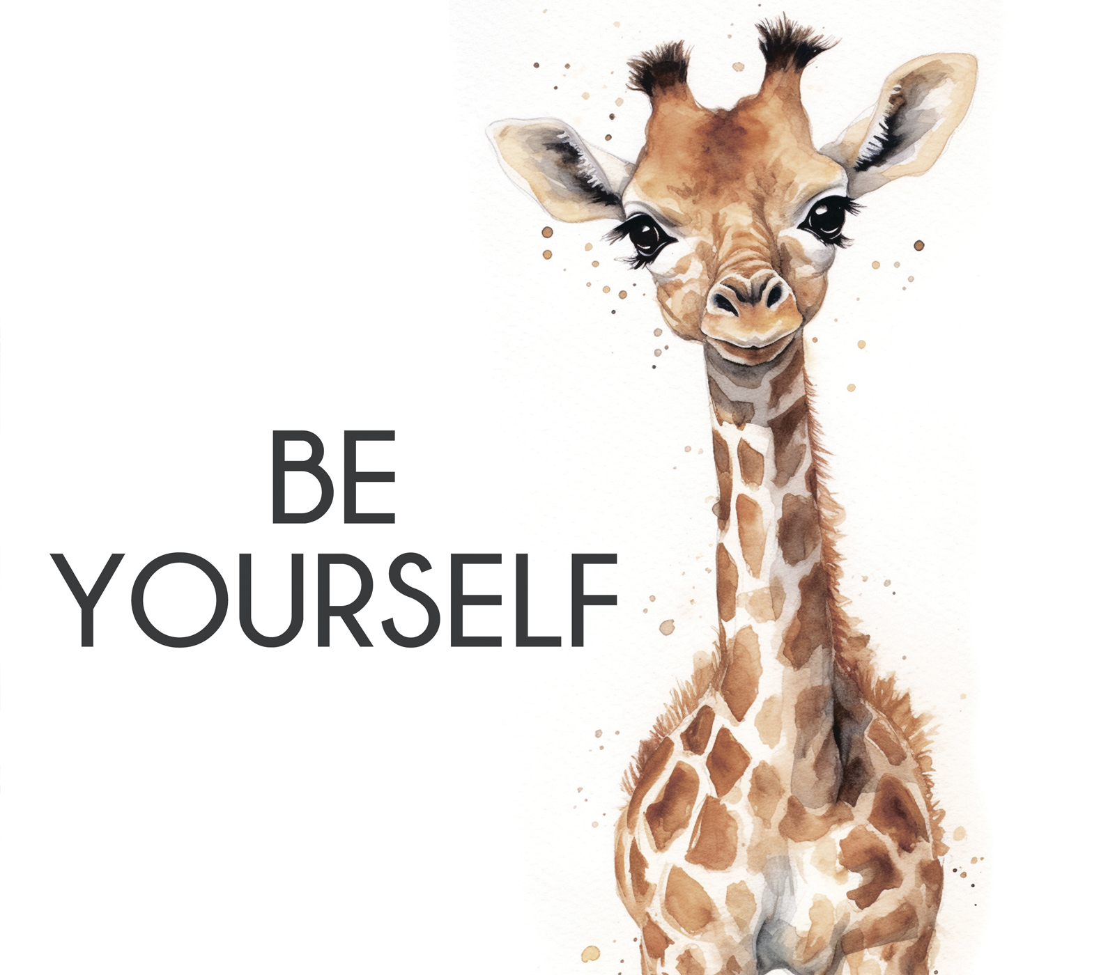 Картина на холсте BE YOURSELF арт.8233032 - фото 1