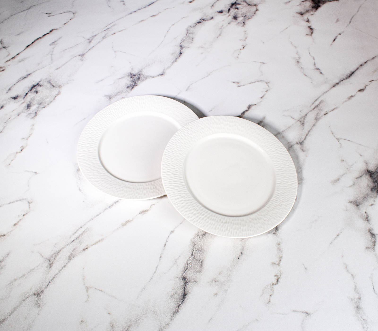 Набор тарелок обеденных ONEGA (белый, 2 шт) - фото 1