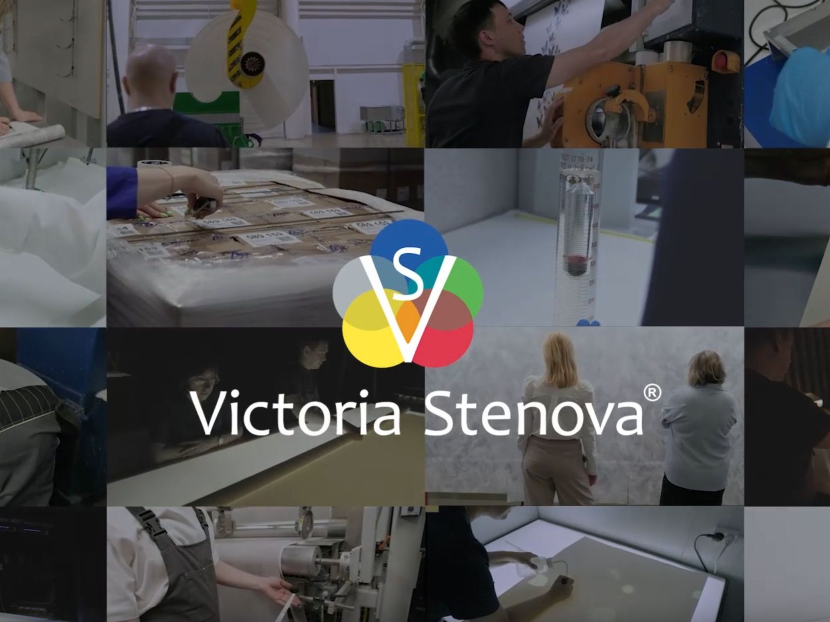 Как производятся обои Victoria Stenova?