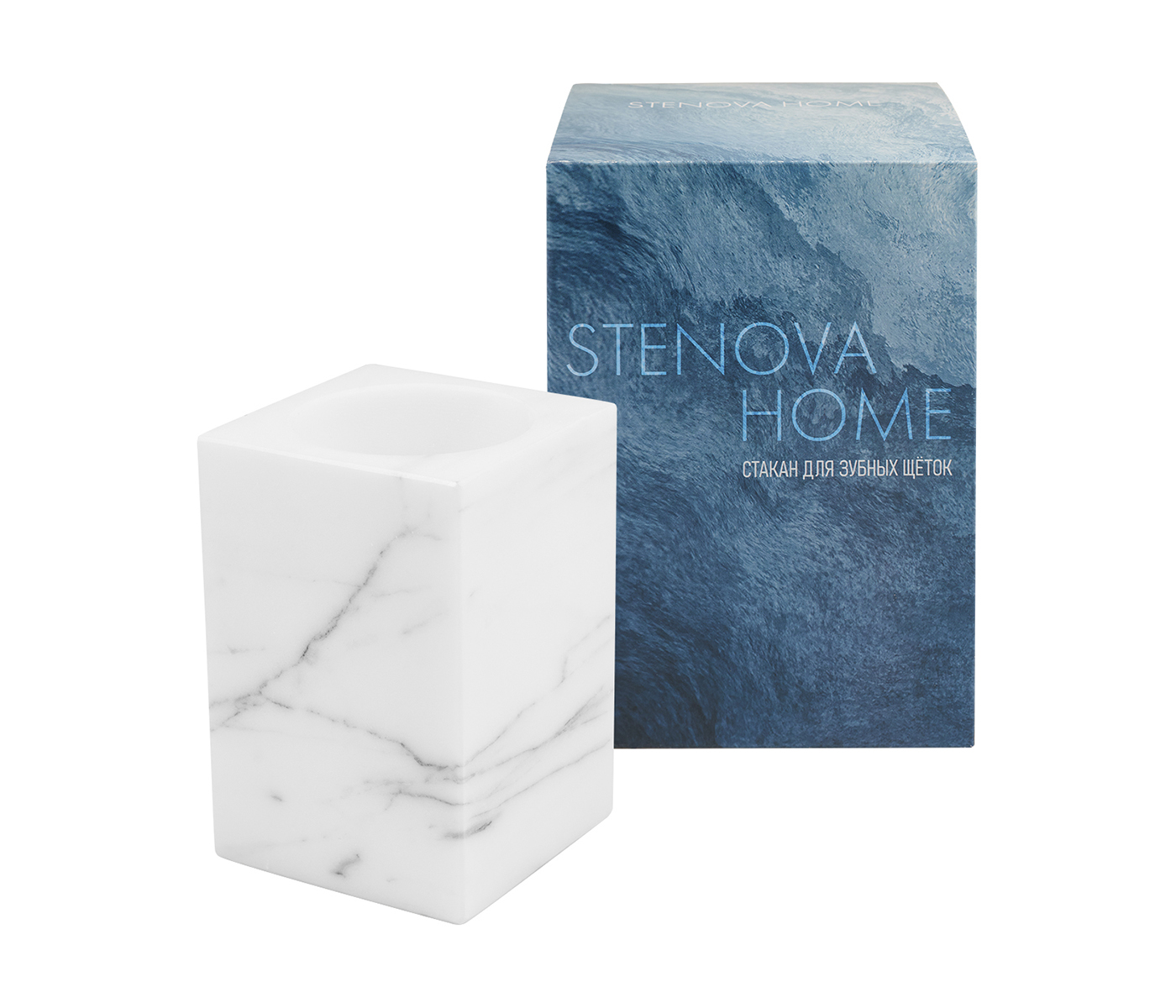 Стакан для зубных щеток ALICANTE / АЛИКАНТЕ белый - фото 3