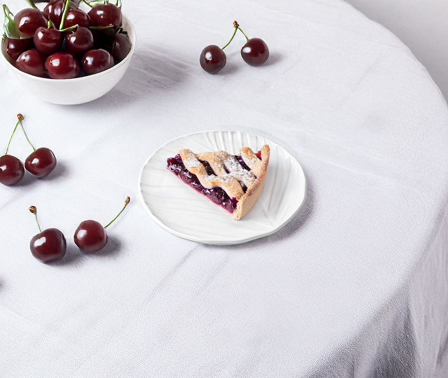 Набор тарелок десертных BALI (белый, 6 шт) - фото 1