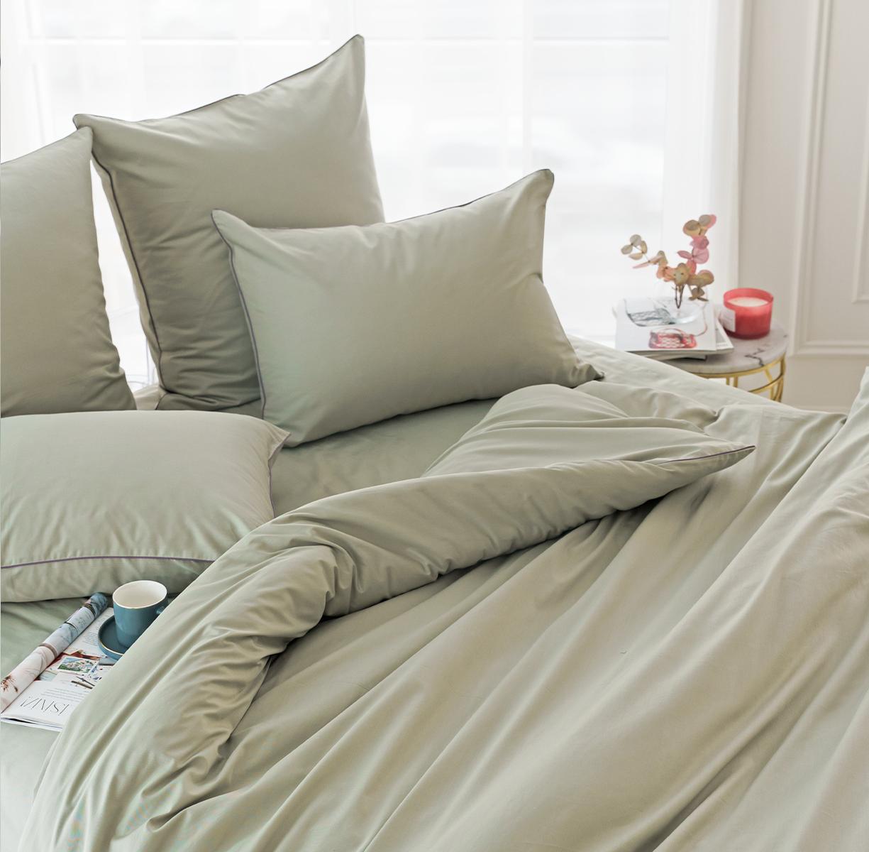 Комплект постельного белья OLIVIA - фото 8