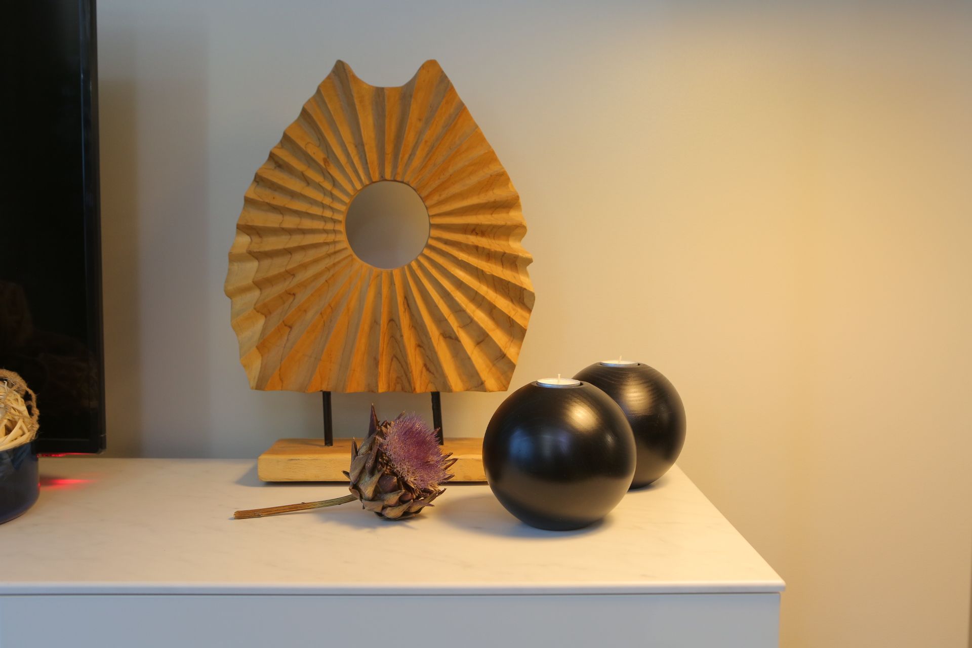 Подсвечник Wooden Black - фото 3