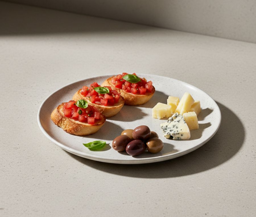 Тарелка закусочная SATORI / САТОРИ (1 шт, бежевая)