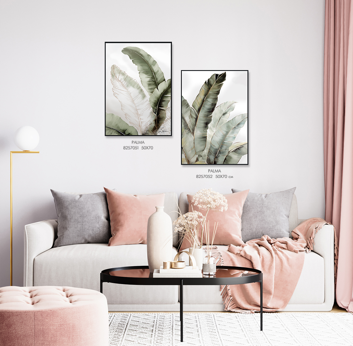 Картина на холсте в раме PALMA арт.8257052 - фото 3