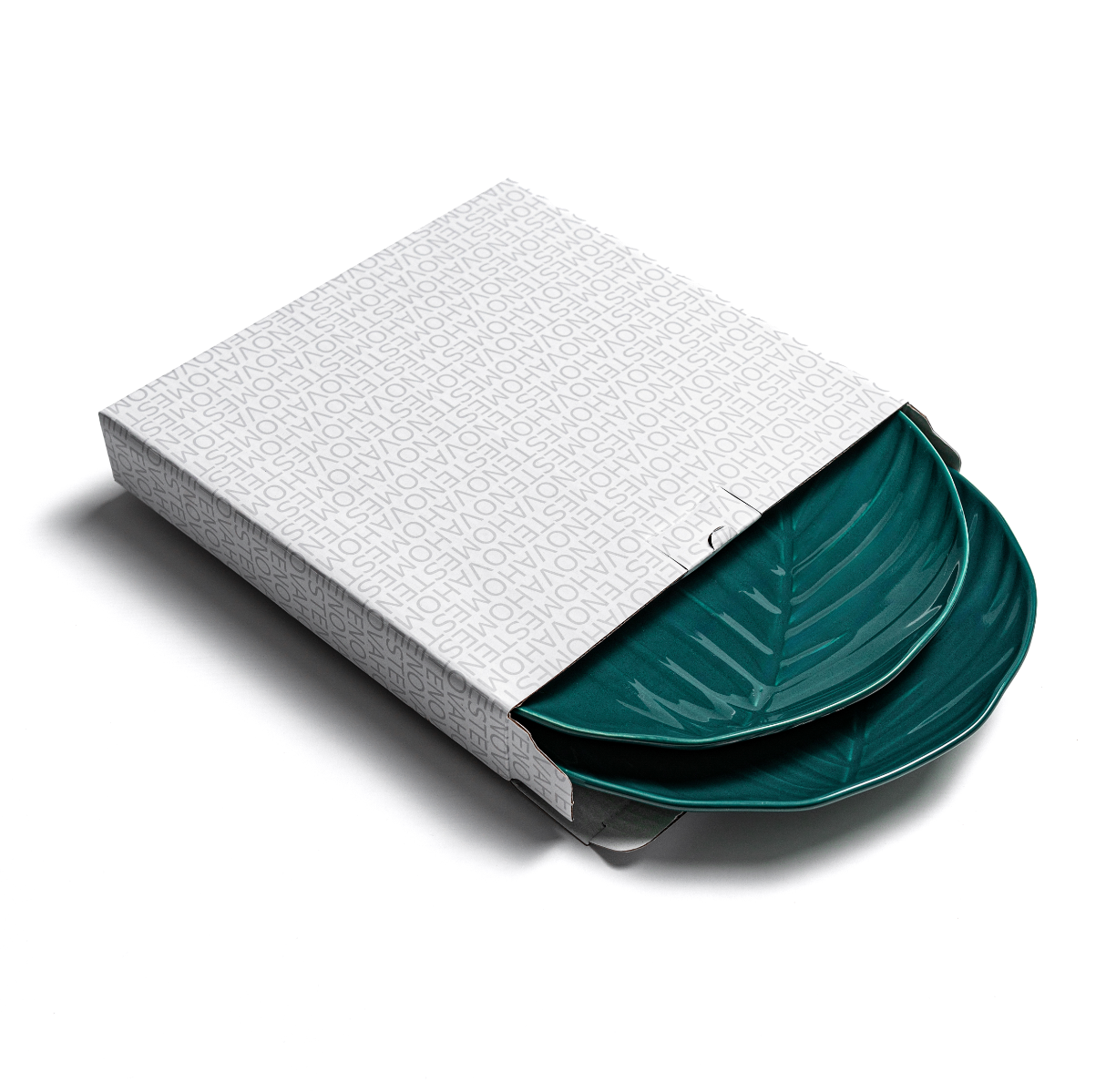 Набор тарелок закусочных BALI (зеленый, 2 шт) - фото 4