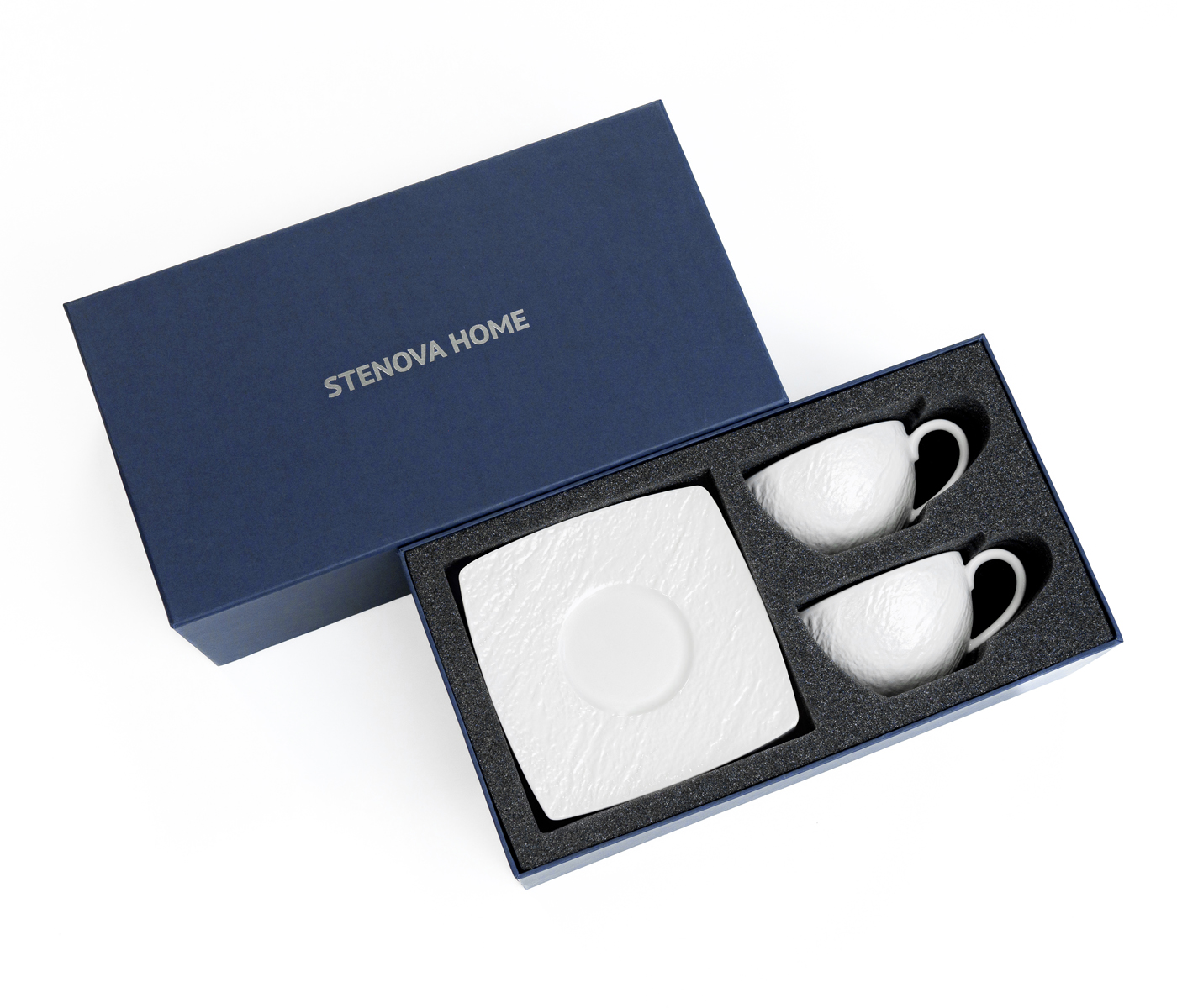 Подарочный набор чайных пар LAVA (белый) - фото 4