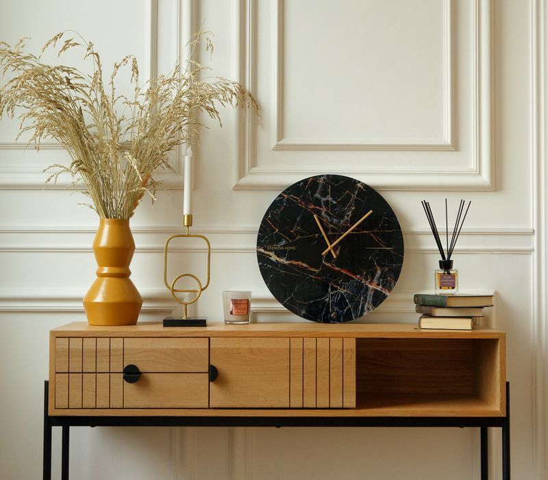 Часы настенные SICILIA (черный) - фото 4