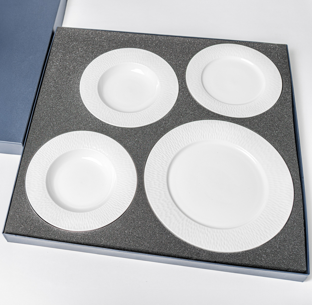 Подарочный набор тарелок ONEGA (белый) - фото 4