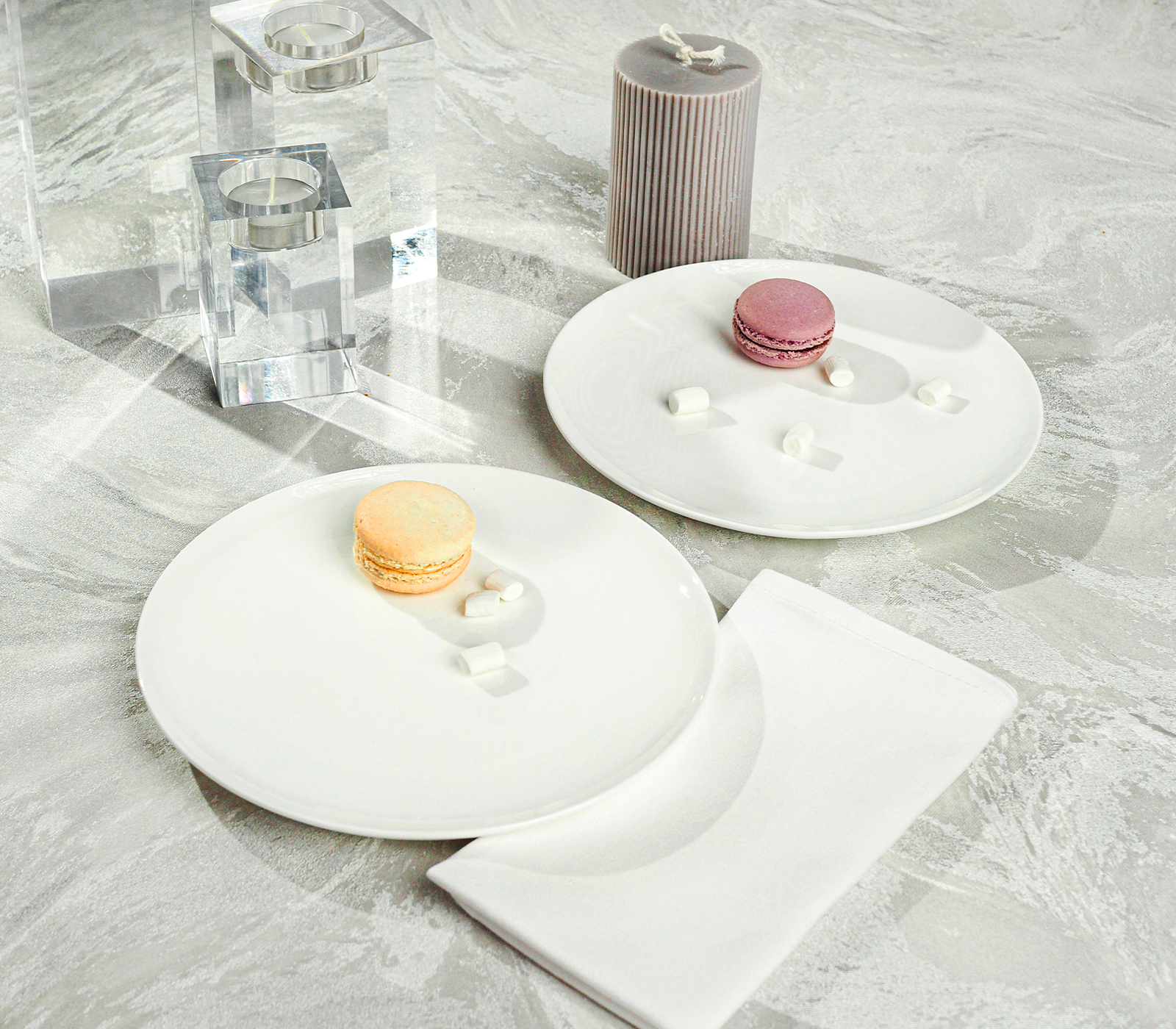 Набор тарелок закусочных SYMBOL (белый, 2 шт) - фото 1