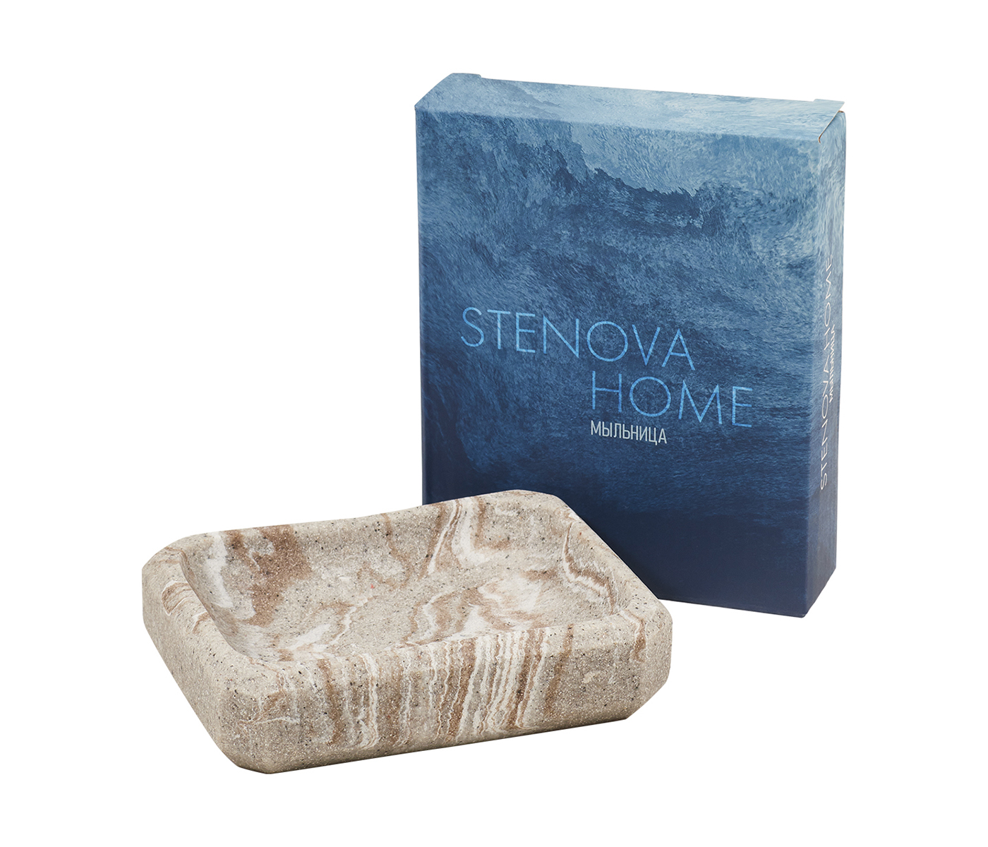 Мыльница BAIKAL / БАЙКАЛ коричневая - фото 4