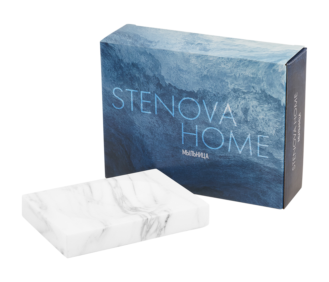 Мыльница ALICANTE / АЛИКАНТЕ белая - фото 3