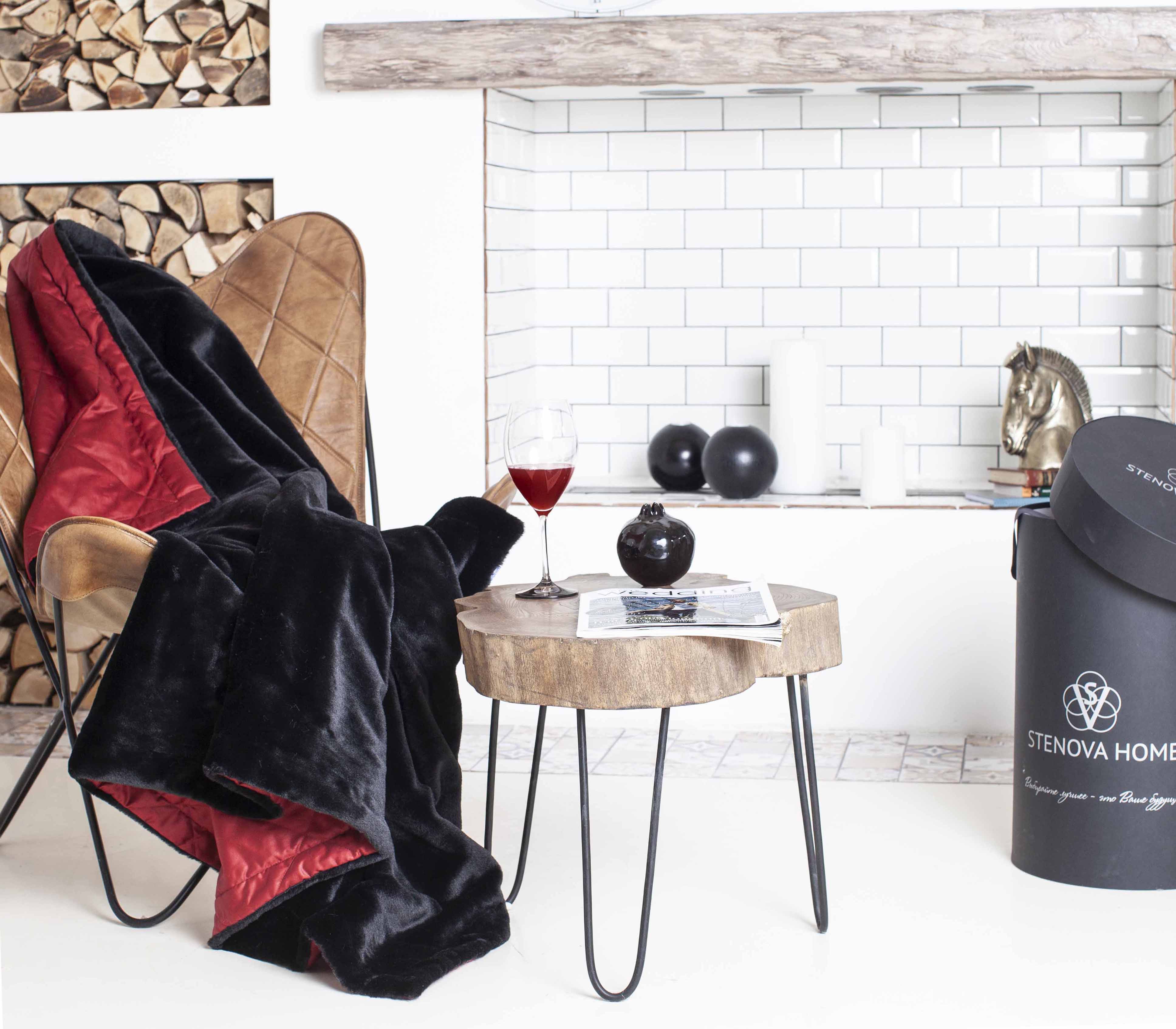 Плед меховой BLACK RUBY - фото 2