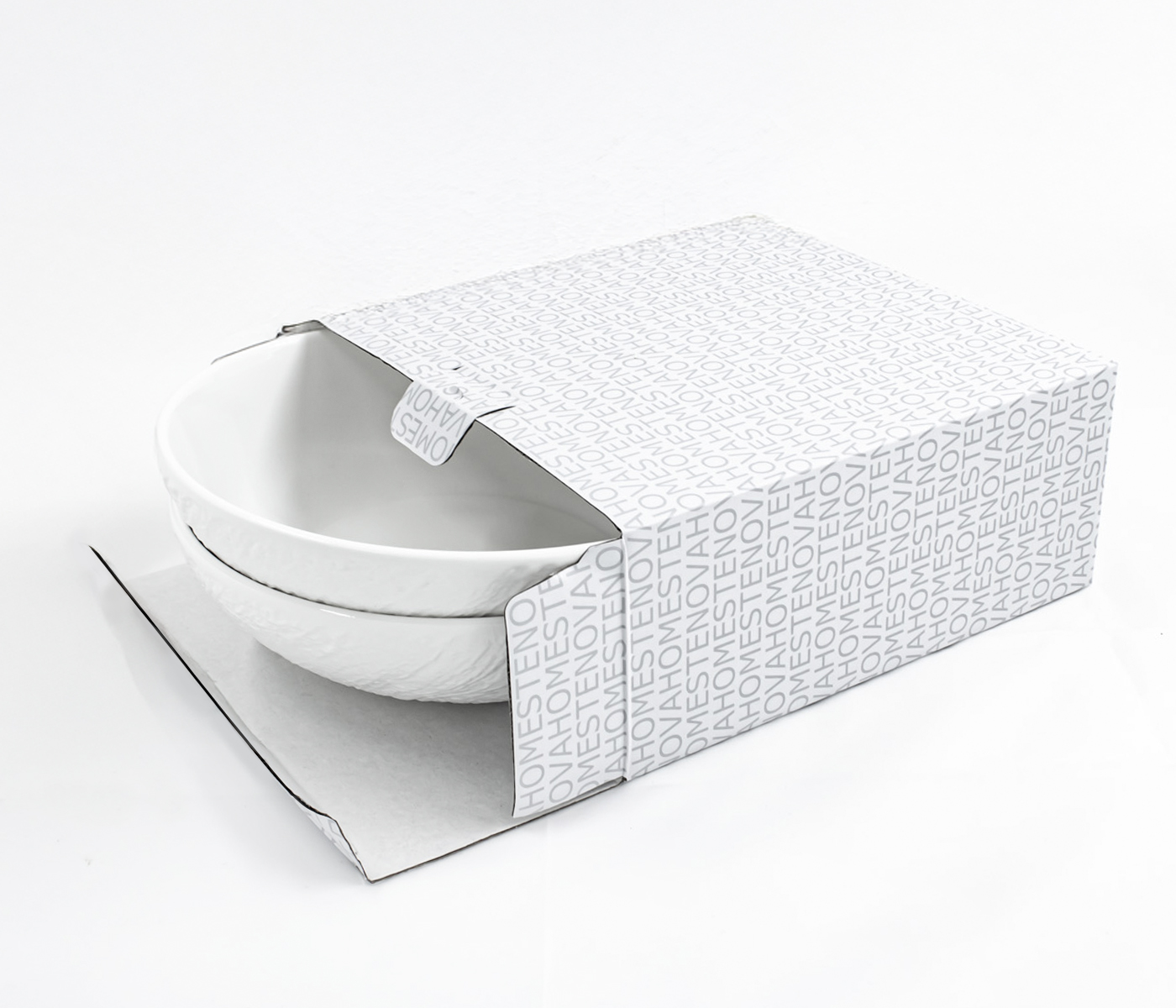 Набор тарелок глубоких LAVA (белый, 2шт) - фото 4