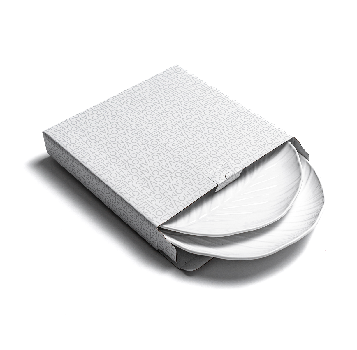 Набор тарелок закусочных BALI (белый, 2 шт) - фото 3