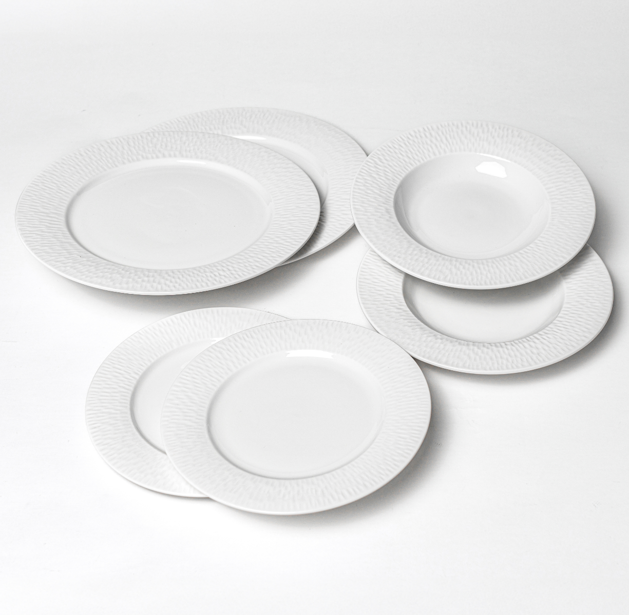 Подарочный набор тарелок ONEGA (белый) - фото 3