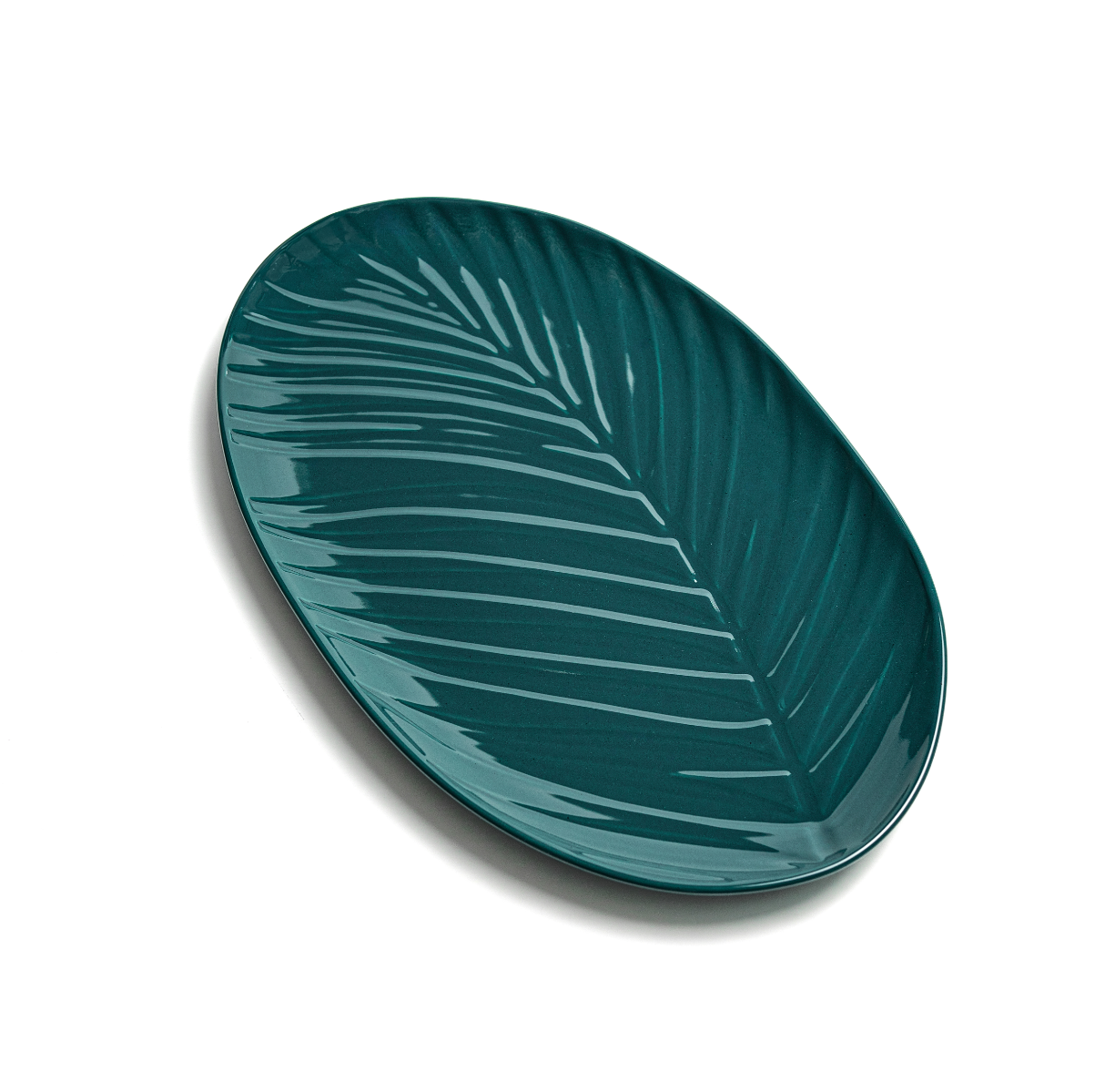 Блюдо сервировочное BALI (зеленое, большое, 1 шт) - фото 2