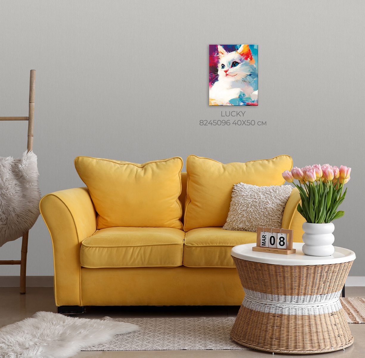 Картина на холсте LUCKY арт.8245096 - фото 2
