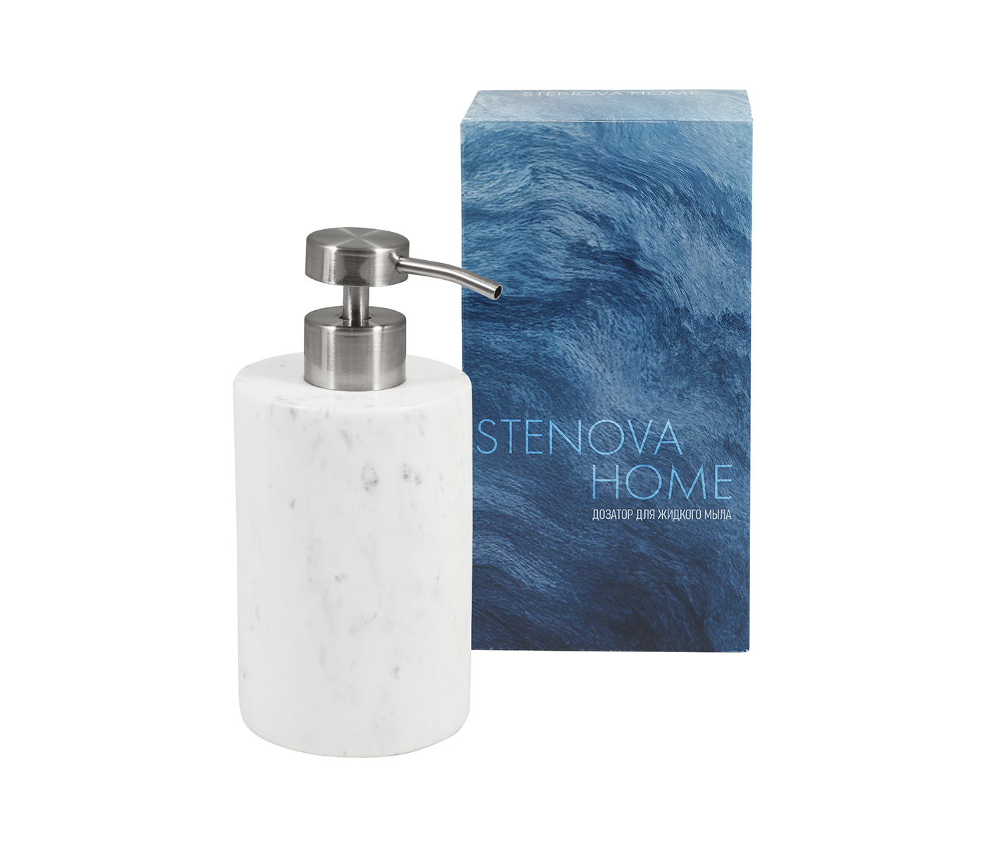 Дозатор для жидкого мыла/лосьона MARFIL / МАРФИЛ белый - фото 3