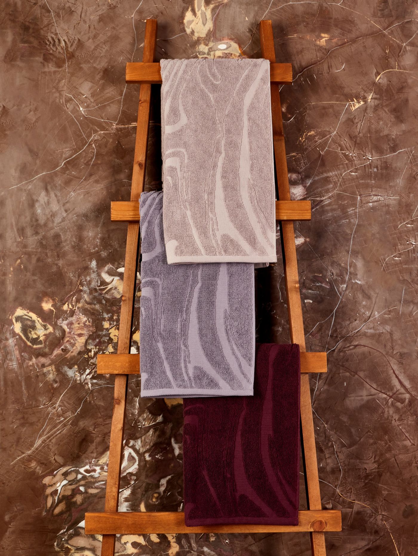 Полотенце махровое SICILIA (вишневый) - фото 9