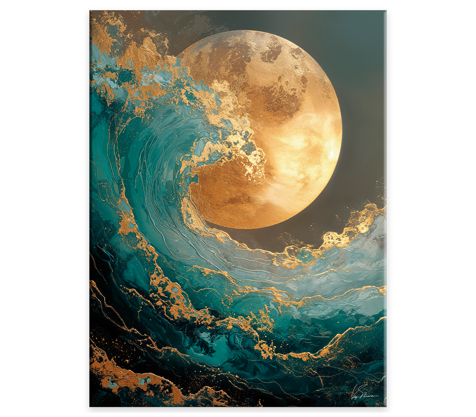 Картина на холсте EMERALD арт.8291143 - фото 1