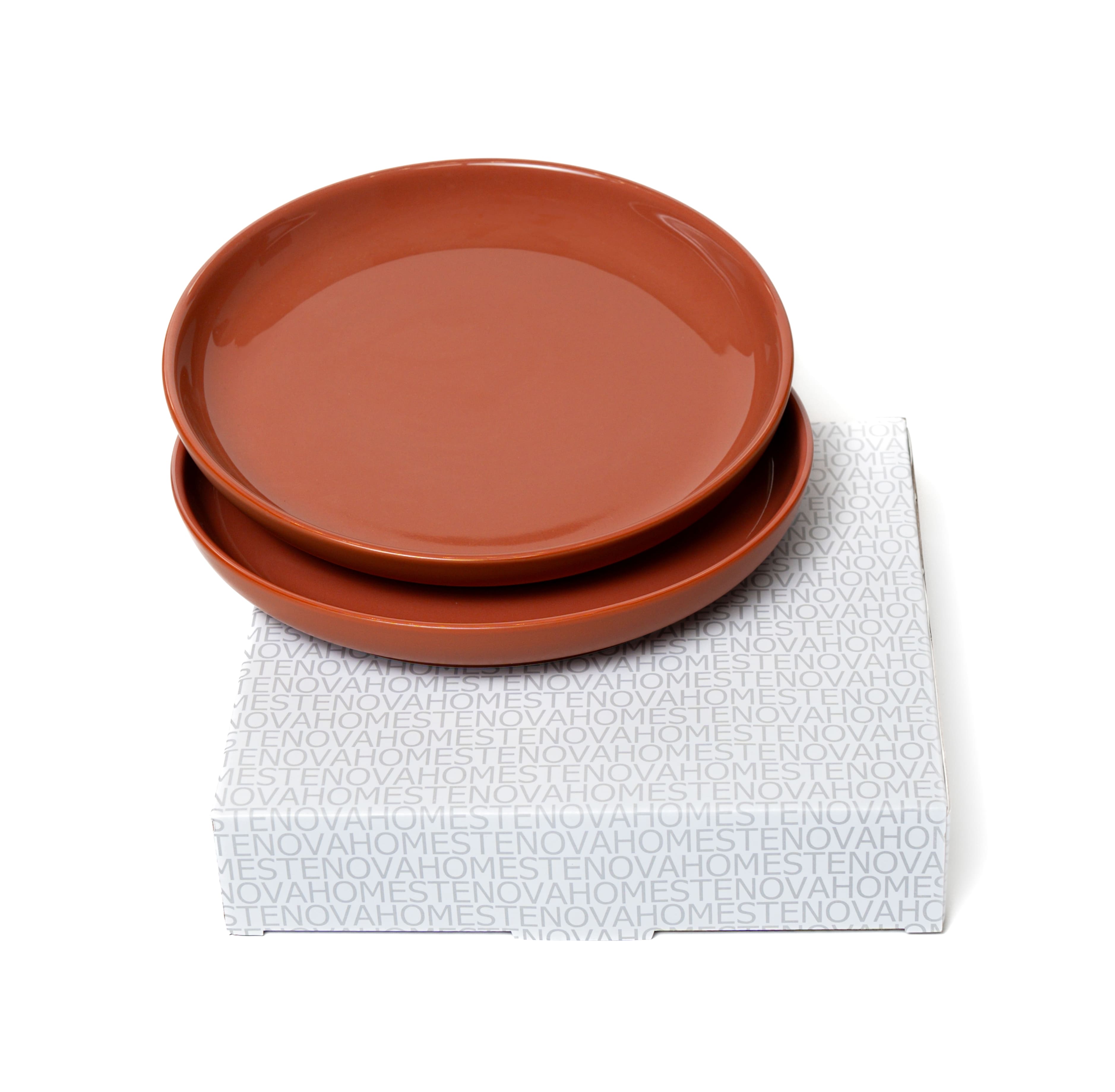 Набор тарелок обеденных PATIO (терракотовый, 2 шт) - фото 3