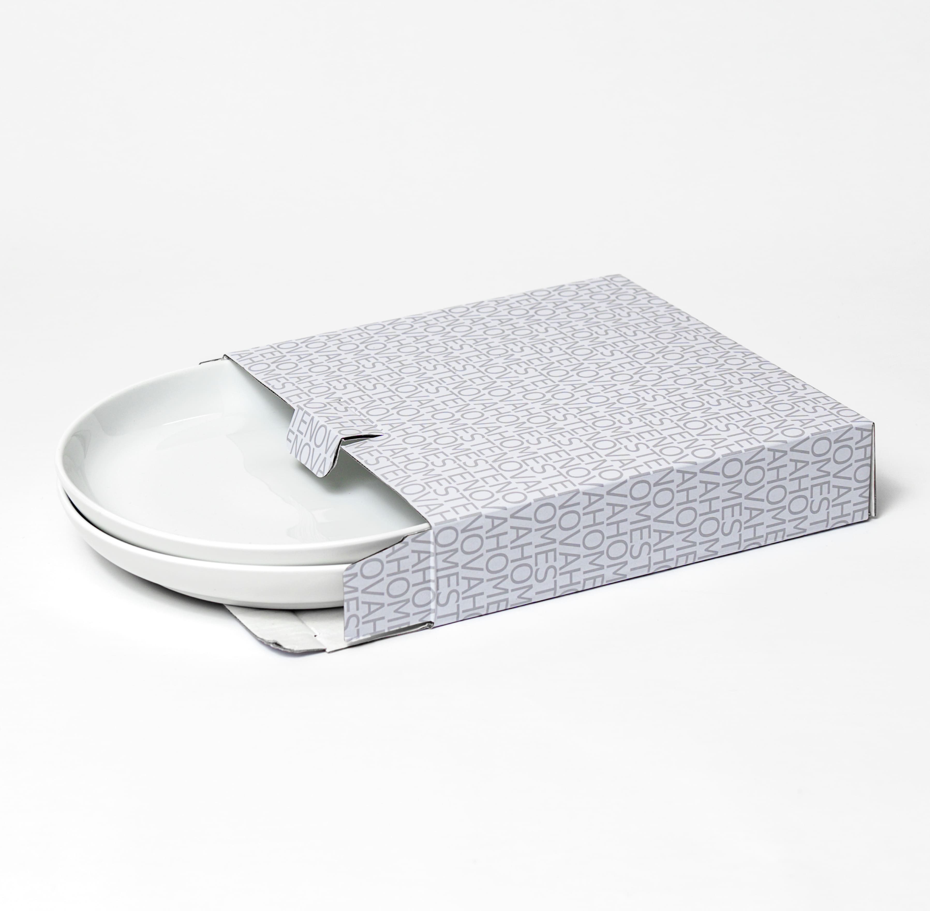 Набор тарелок закусочных PATIO (белый, 2 шт) - фото 4