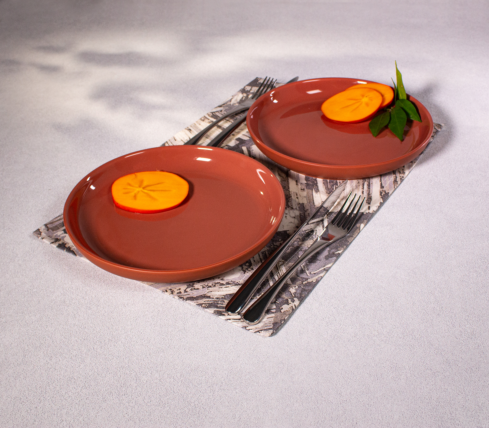 Набор тарелок обеденных PATIO (терракотовый, 2 шт) - фото 1