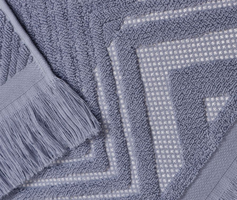 Полотенце махровое RELAX (серый) - фото 1