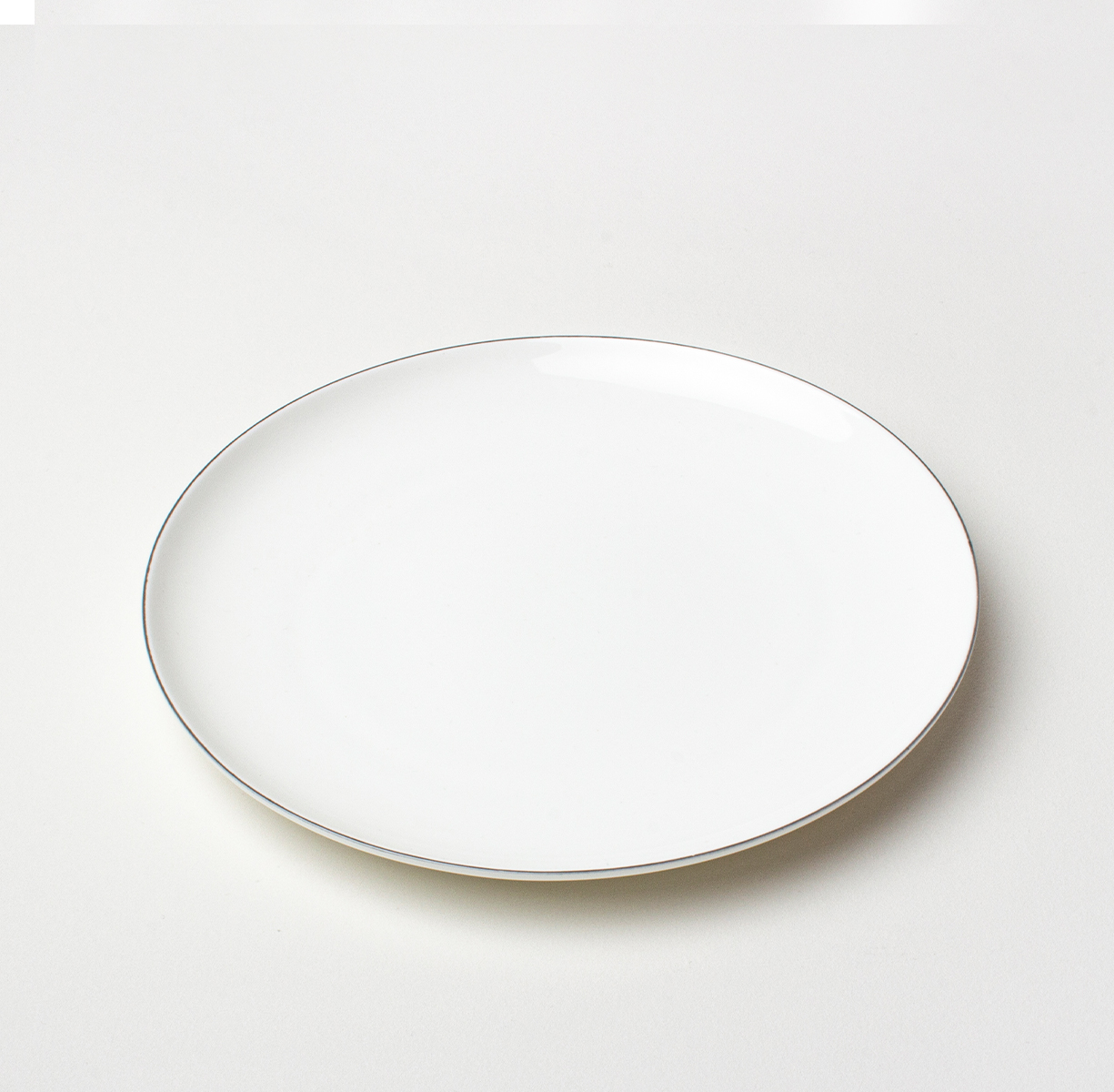 Набор тарелок закусочных SYMBOL (белый с серым кантом, 2 шт) - фото 2