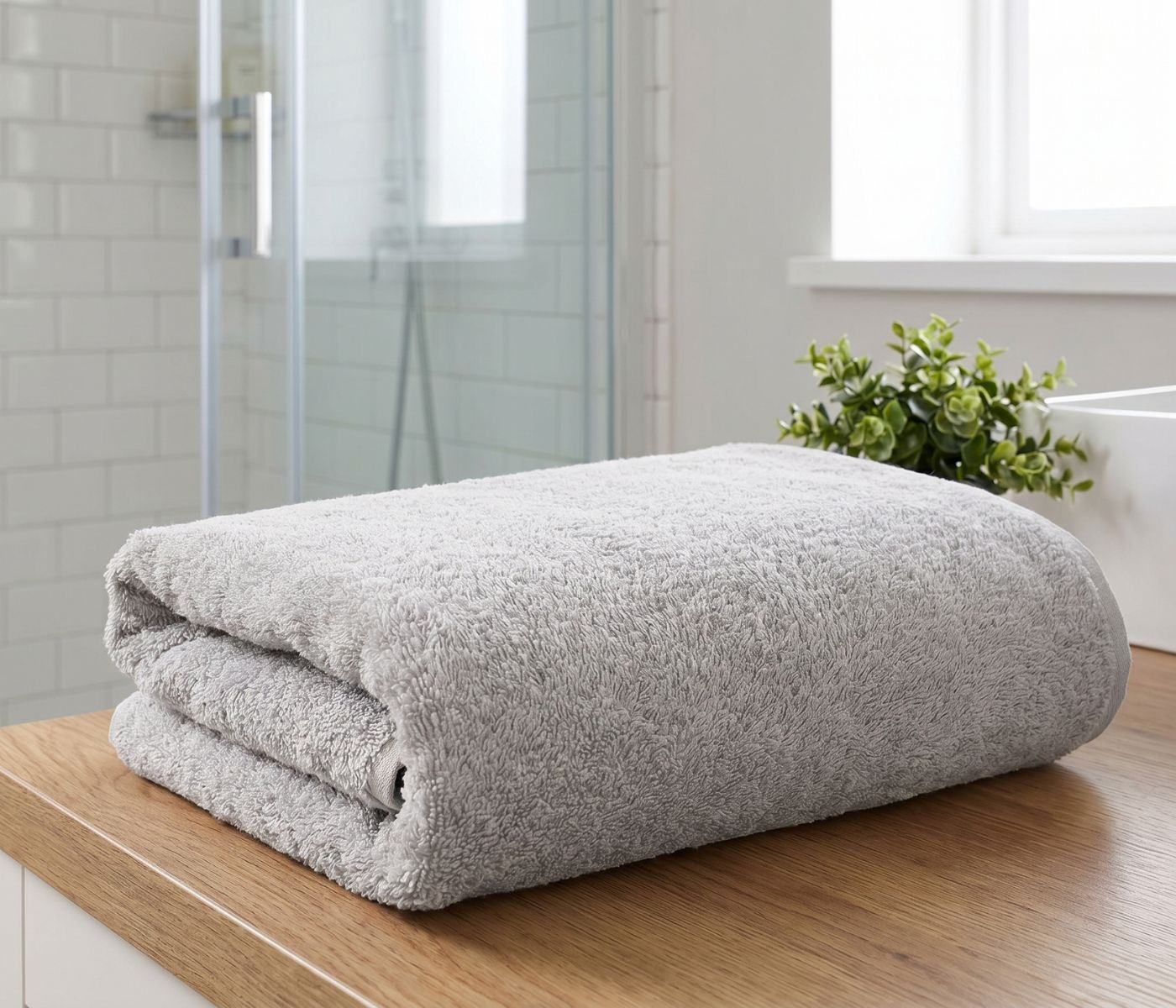 Полотенце махровое IDEAL / ИДЕАЛ  (светло-серый) - фото 6