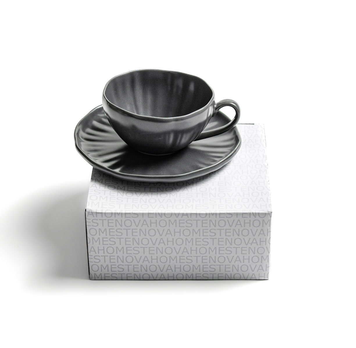 Чайная пара LOTUS  (графитовый, 1 шт) - фото 3