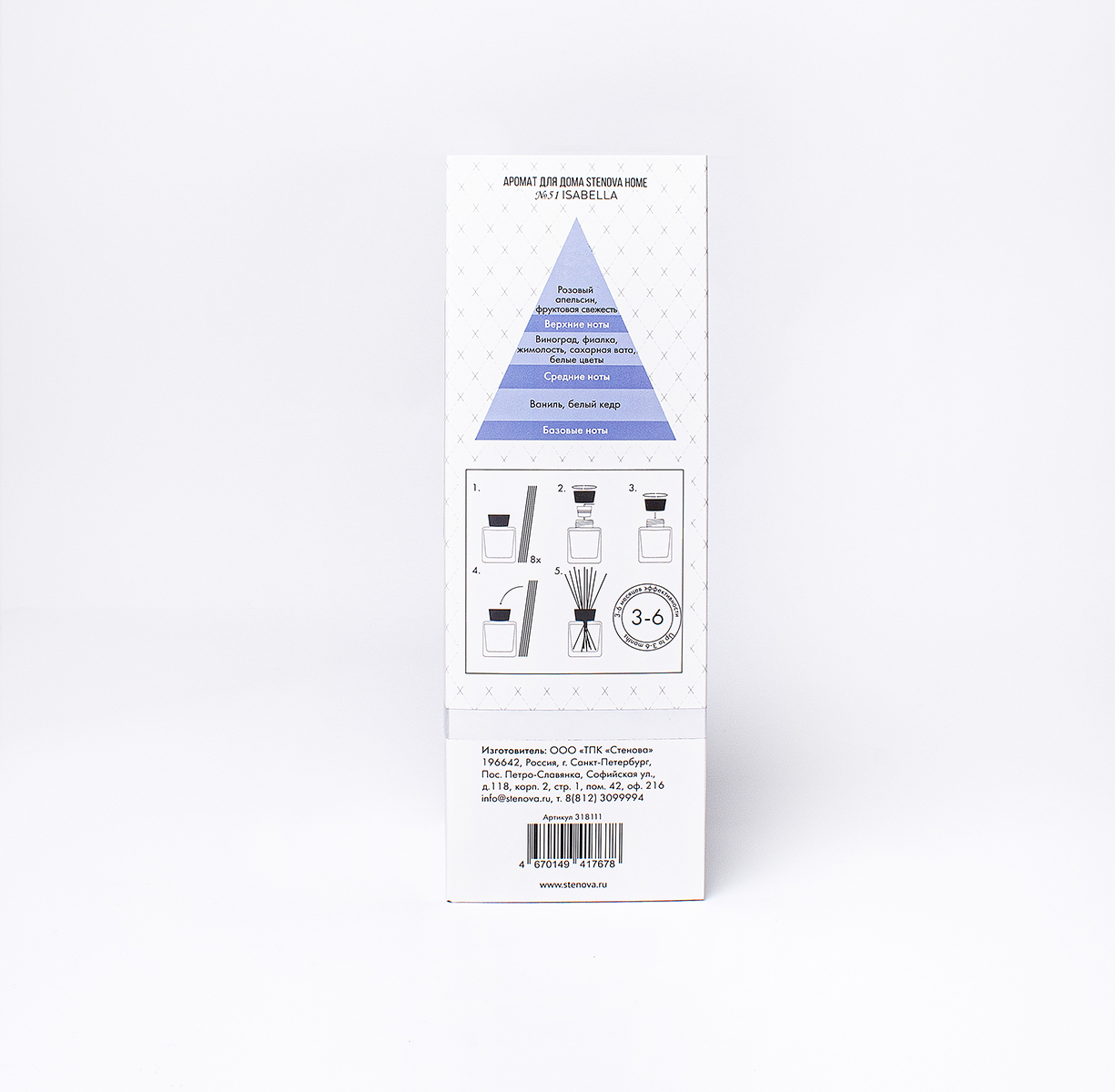 Аромадиффузор №51 ISABELLA - фото 8