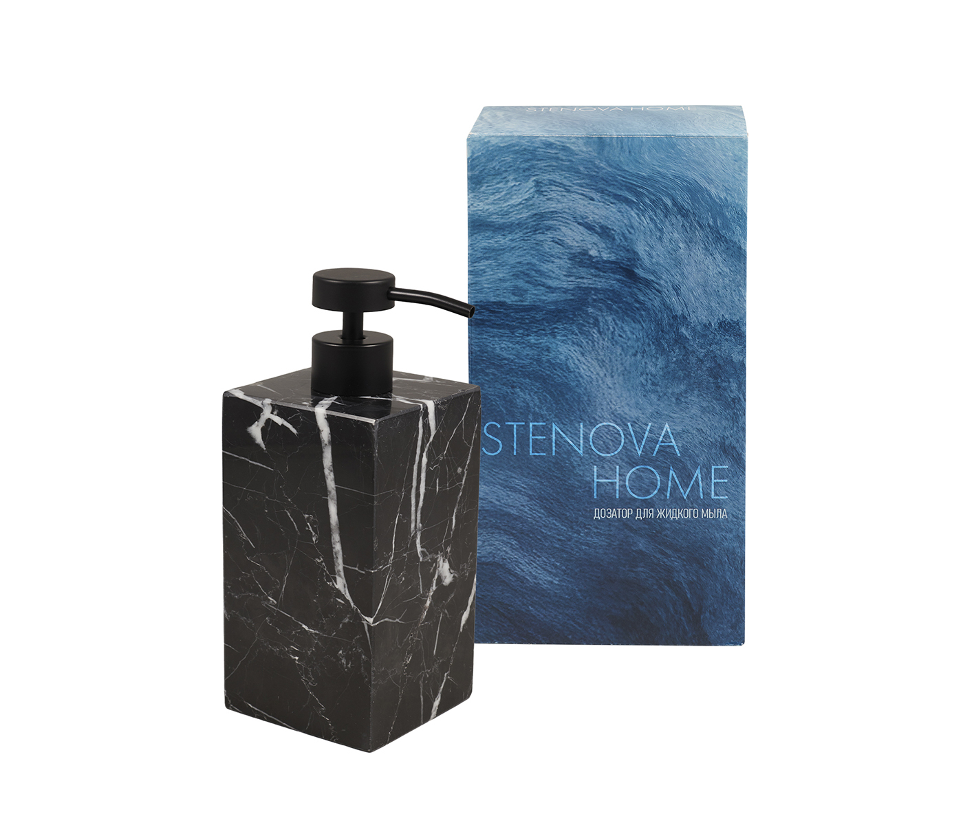 Дозатор для жидкого мыла/лосьона PALISSANDRO / ПАЛИСАНДРО черный - фото 3