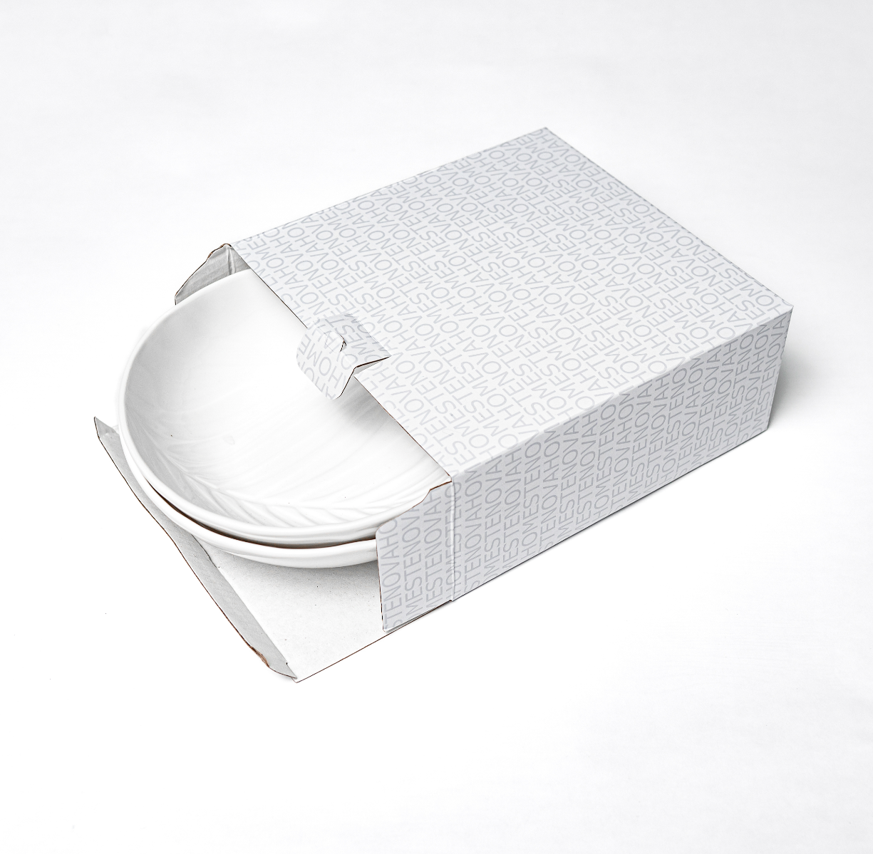 Набор глубоких тарелок BALI (белый, 2 шт) - фото 4