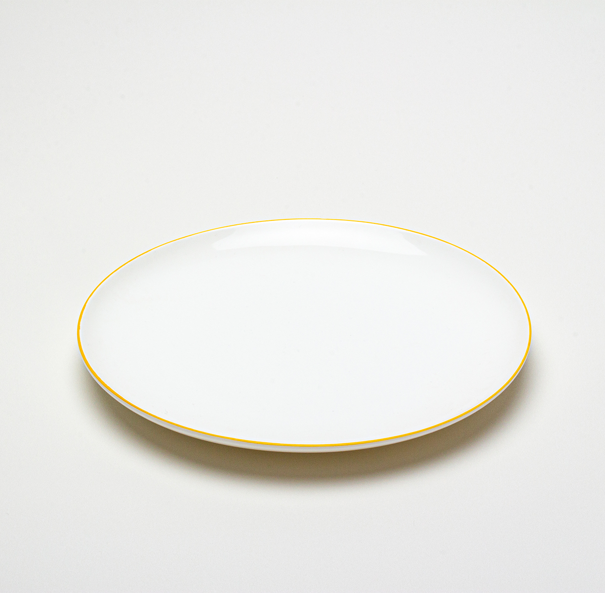 Набор тарелок закусочных SYMBOL (белый с желтым кантом, 2 шт) - фото 2