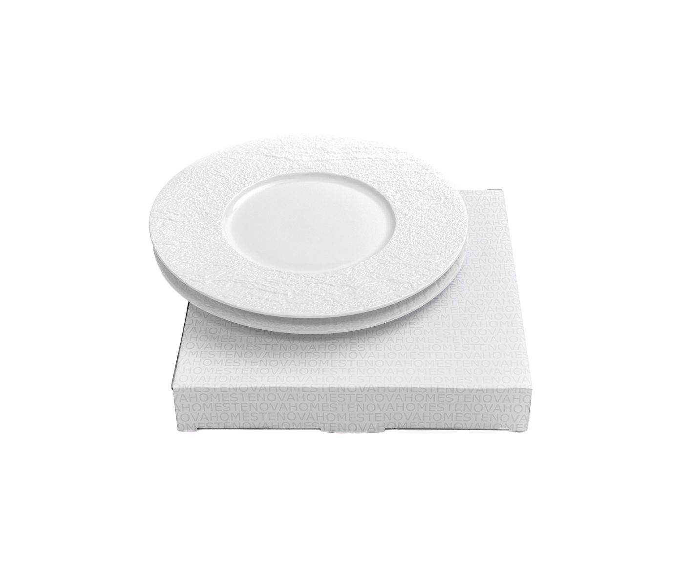 Набор тарелок обеденных LAVA (белый, 2 шт) - фото 2