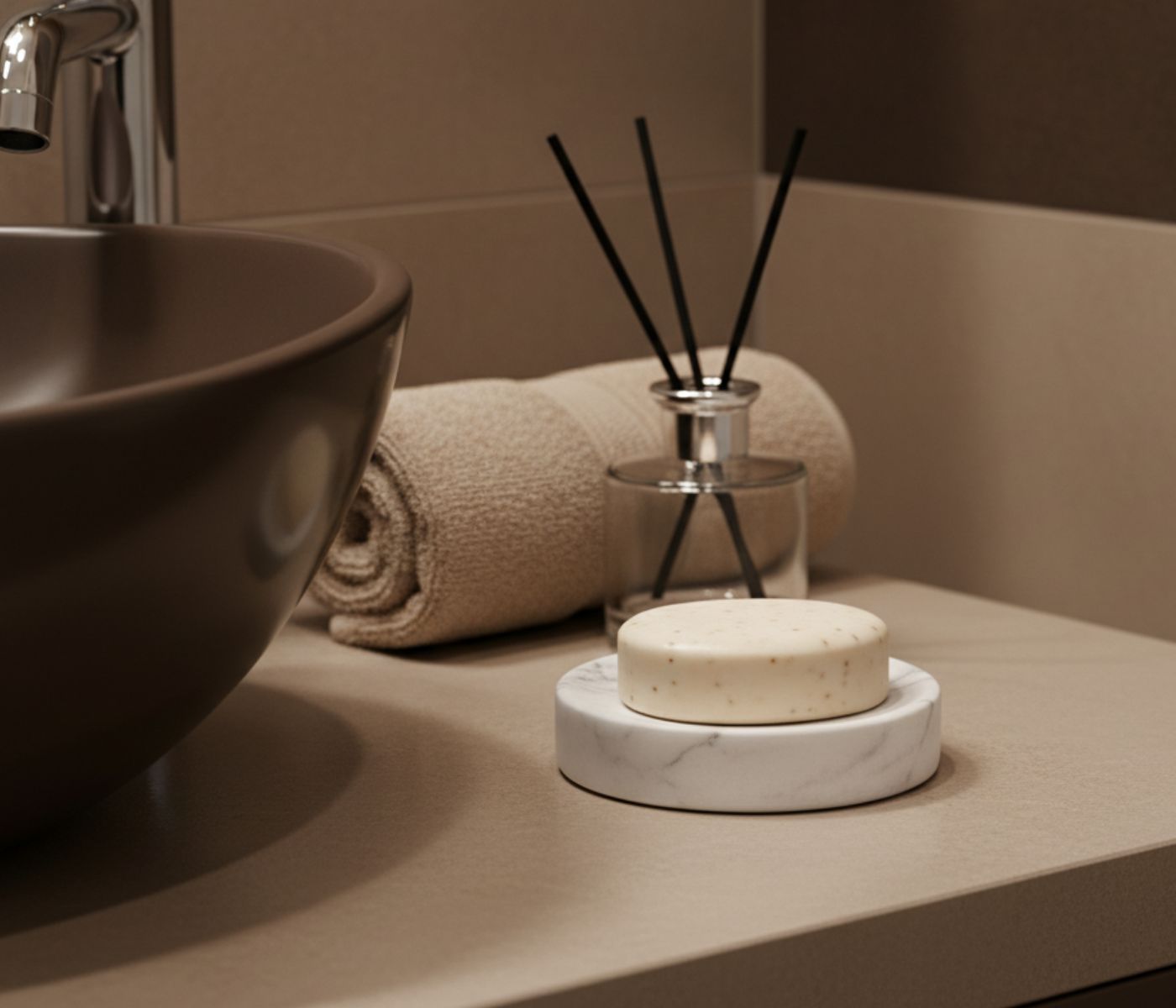 Мыльница MARFIL / МАРФИЛ белая - фото 1